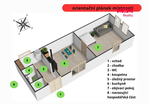 Prodej rodinného domu, 51 m² - 10