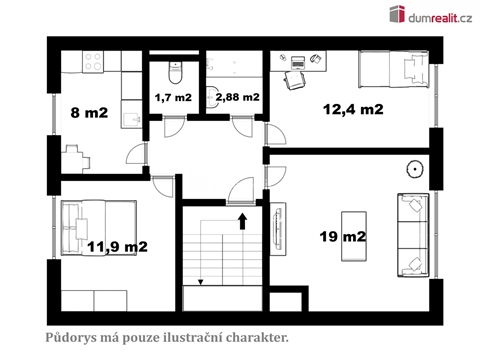 Pronájem bytu 3+1, 60 m² - 0