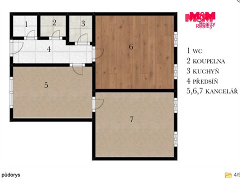Pronájem kanceláře, 61 m² 6
