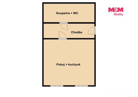 Pronájem bytu 1kk, 30 m² 6