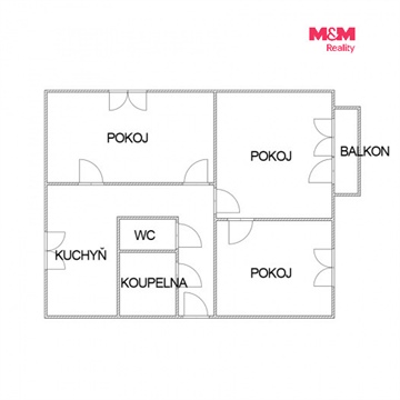 Prodej bytu 3+1, 67 m² - 4
