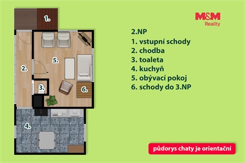 Prodej chaty / chapuly, 56 m² 28