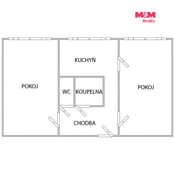 Prodej bytu 2+1, 49 m² 10