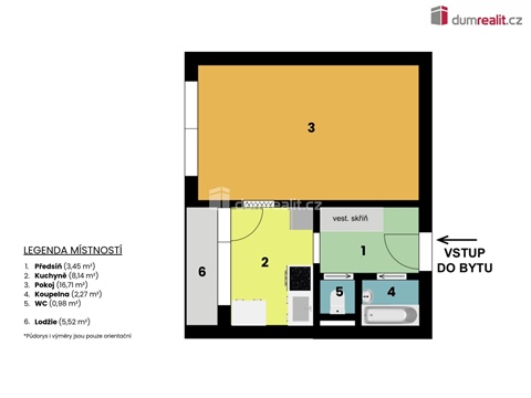 Prodej bytu 1+1, 27 m² - 6