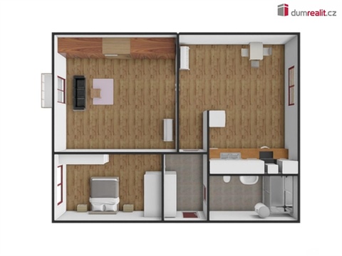 Pronájem bytu 2+1, 50 m² 20