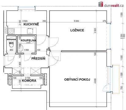 Pronájem bytu 2+1, 64 m² - 8