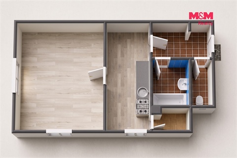 Prodej bytu 1+1, 40 m² - 8