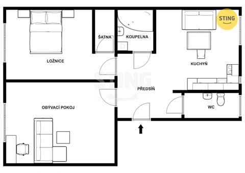 Prodej bytu 2+1, 79 m² - 10