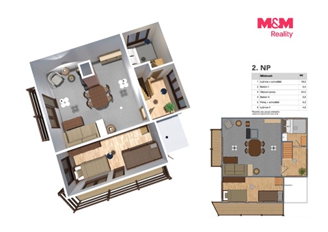 Prodej chaty / chapuly, 65 m² - 4