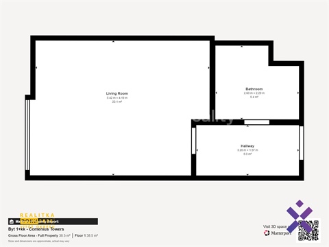 Pronájem bytu 1kk, 33 m² - 12