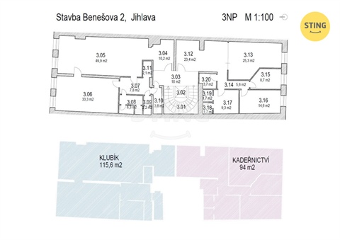 Pronájem obchodních prostor, 115 m² 14