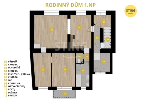 Prodej rodinného domu, 347 m² - 6