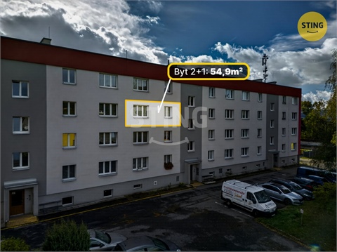 Prodej bytu 2+1, 54 m² - 0