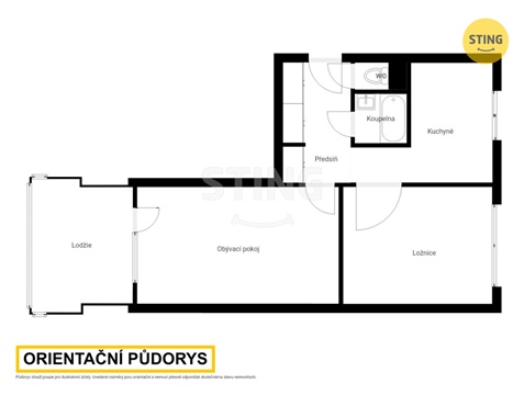 Prodej bytu 2+1, 54 m² 12