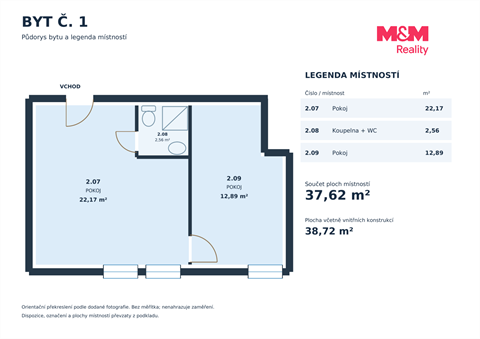 Prodej bytu 2kk, 38 m² - 10