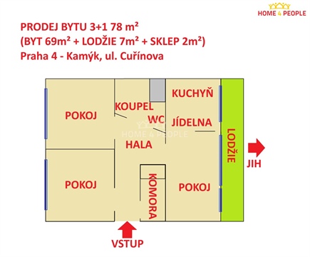 Prodej bytu 3+1, 78 m² - 4