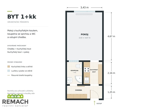 Prodej bytu 1kk, 28 m² 2