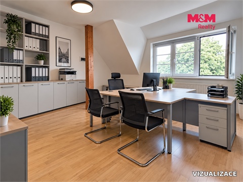 Pronájem kanceláře, 162 m² 2