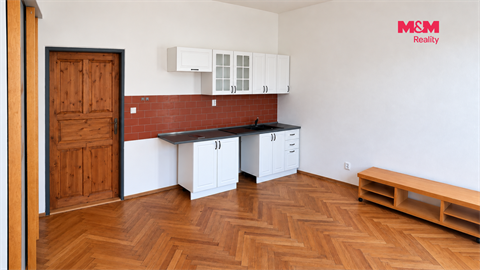 Pronájem bytu 1kk, 35 m² 2