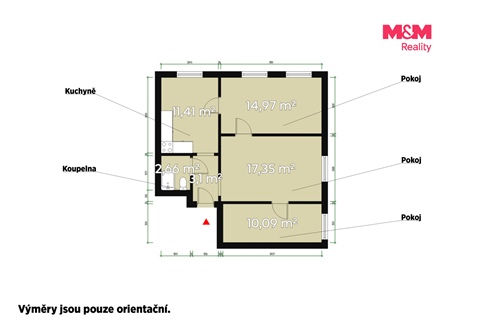 Prodej bytu 3+1, 70 m² 2