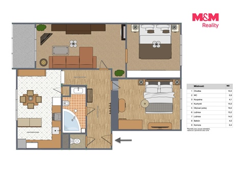 Prodej bytu 3+1, 78 m² - 14