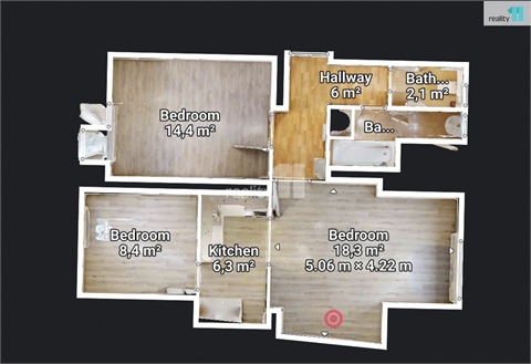 Prodej bytu 3kk, 59 m² 10