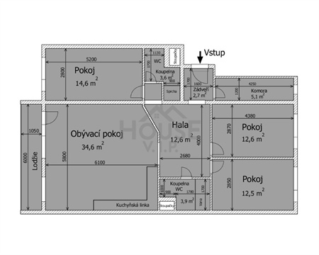 Prodej bytu 4kk, 110 m² 22