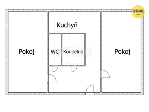 Prodej bytu 2+1, 53 m² 14