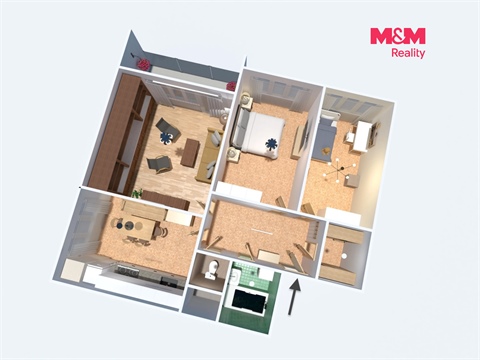 Prodej bytu 3+1, 87 m² 2