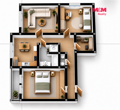 Prodej bytu 3+1, 75 m² - 4