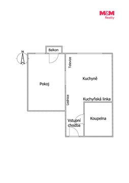 Pronájem bytu 1+1, 37 m² 8