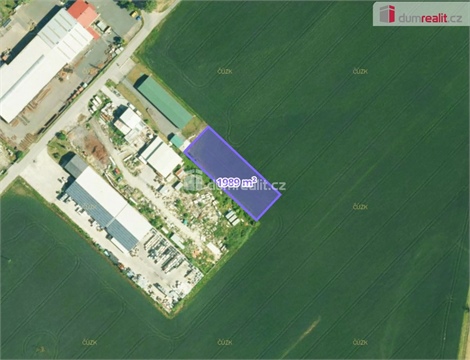 Pronájem pozemku pro komerční výstavbu, 1 989 m² - 0