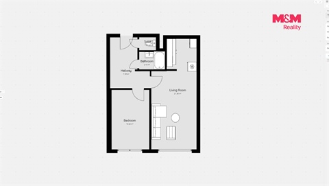 Prodej bytu 2kk, 44 m² 8