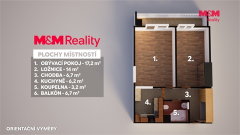 Prodej bytu 2kk, 49 m² 12