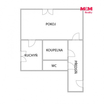 Pronájem bytu 1+1, 35 m² 6