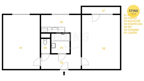 Prodej bytu 2+1, 58 m² 20