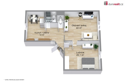 Prodej bytu 2+1, 82 m² - 0