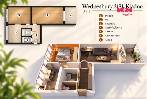 Prodej bytu 2+1, 54 m² - 14