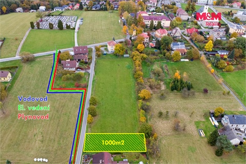 Prodej stavebního pozemku, 1 000 m² 2