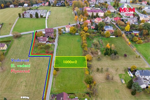 Prodej stavebního pozemku, 1 000 m² 2