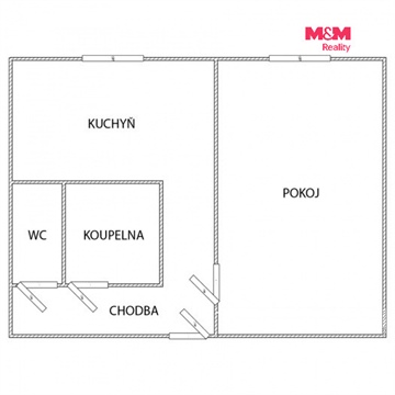 Prodej bytu 1+1, 36 m² 8