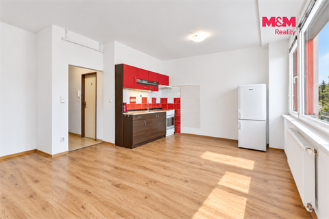 Pronájem bytu 1kk, 34 m² - 0