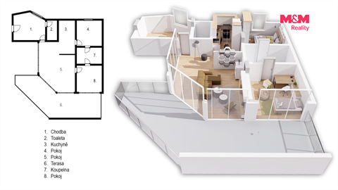 Prodej bytu 3+1, 96 m² - 20