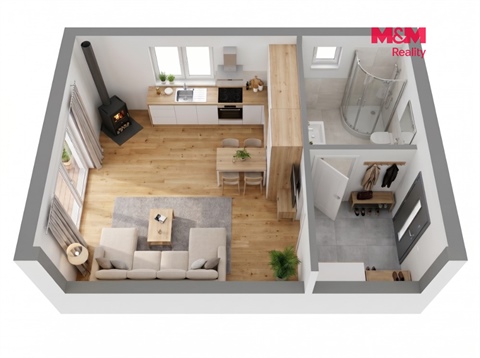 Prodej chaty / chapuly, 25 m² - 0