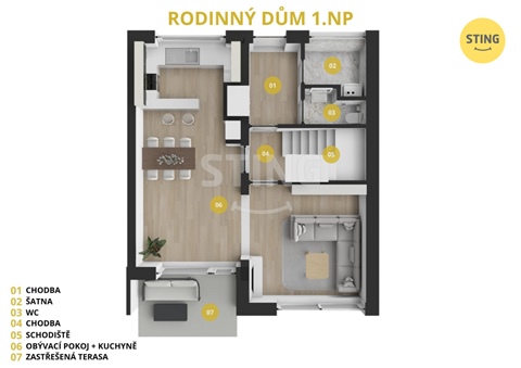 Prodej rodinného domu, 130 m² - 6
