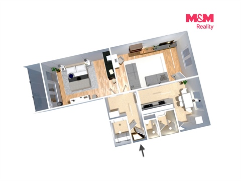 Prodej bytu 2+1, 62 m² 16