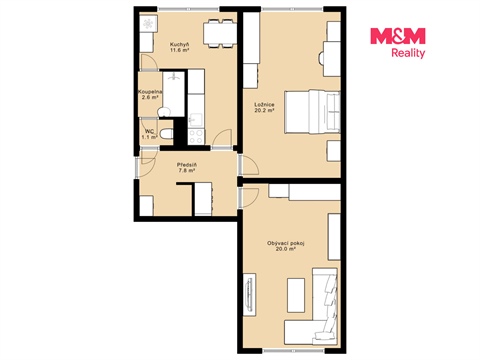 Prodej bytu 2+1, 65 m² - 16
