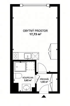 Prodej bytu 1kk, 25 m² - 24