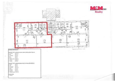 Prodej bytu 3+1, 99 m² 10