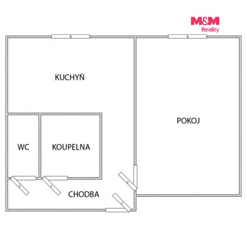 Pronájem bytu 1+1, 36 m² - 16
